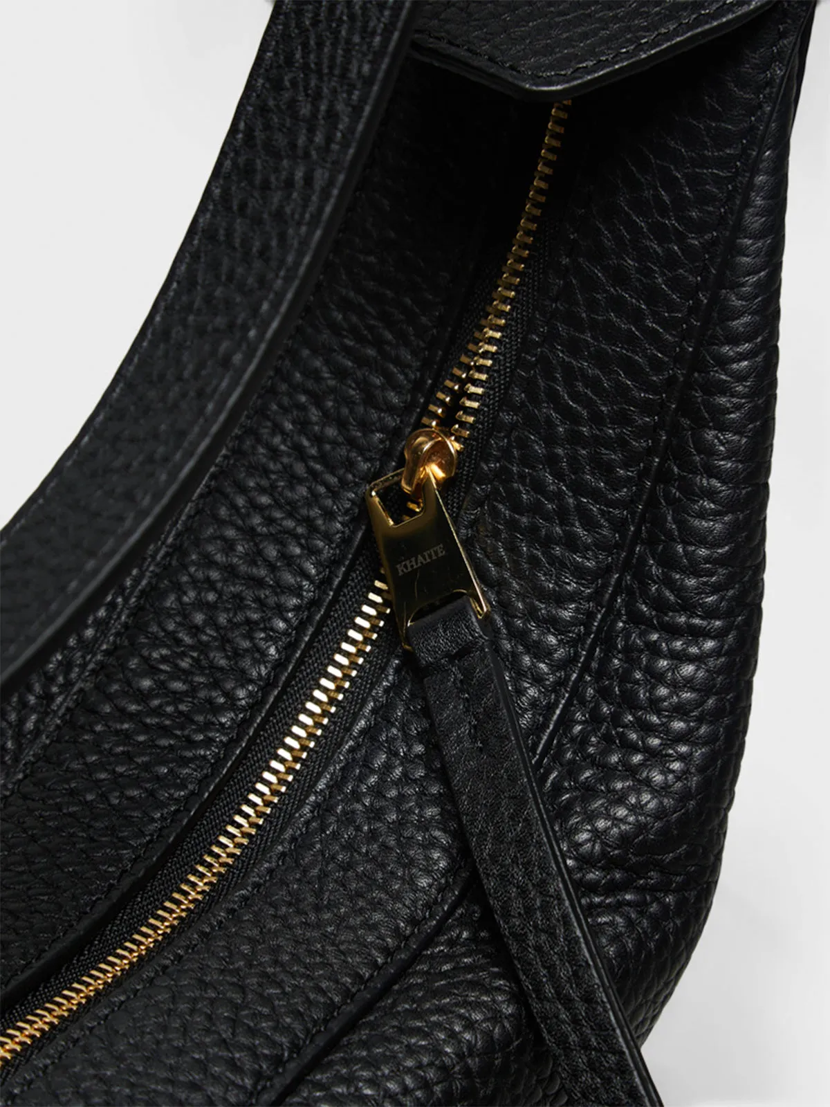 Augustina Hobo Bag in Black