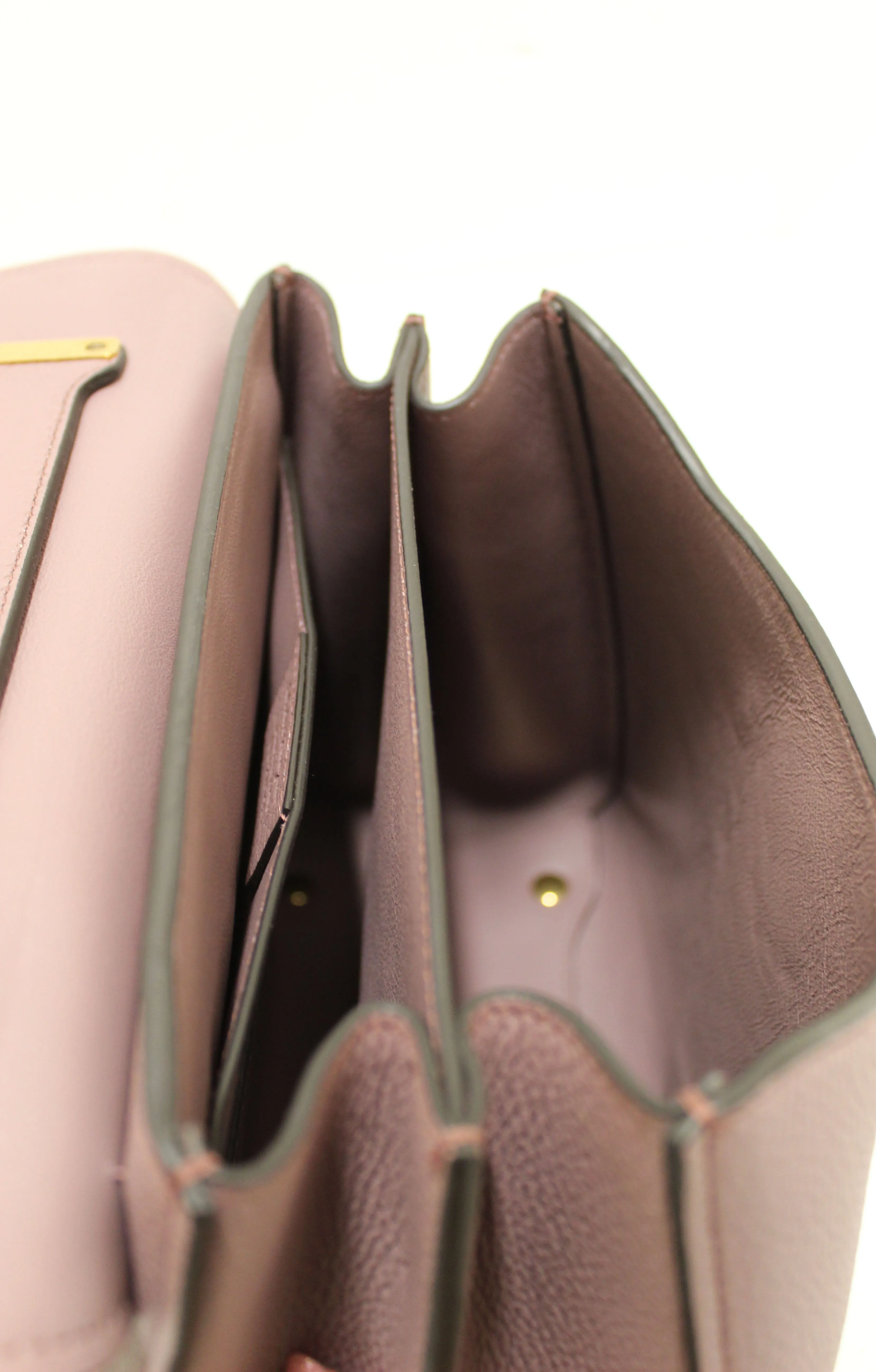 Authentic Salvatore Ferragamo Purple Pebbled Calf Leather Margot Small Top Handle Satchel Bag