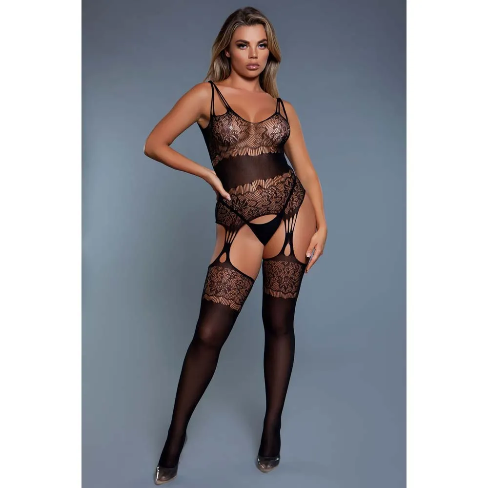 BeWicked Goodnight Kiss Bodystocking