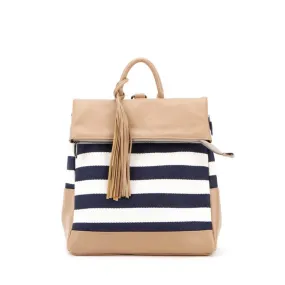 BILLY BAG - Lily Tess Leather Half Stripe - Backpacks & Tote Bags