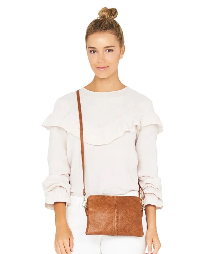 Bowery Wallet Tan Pebble