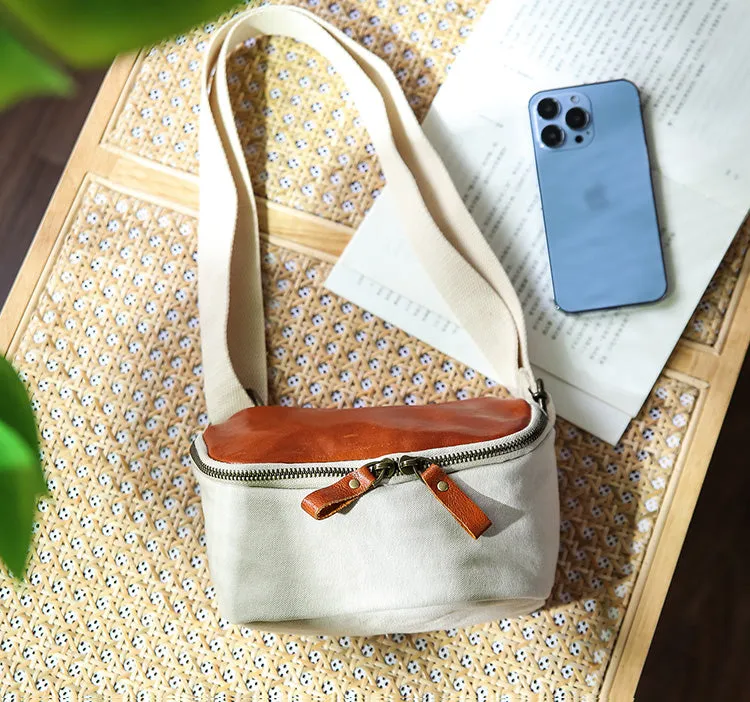 Chic Women's Canvas Crossbody Bag Cross Over Shoulder Purse