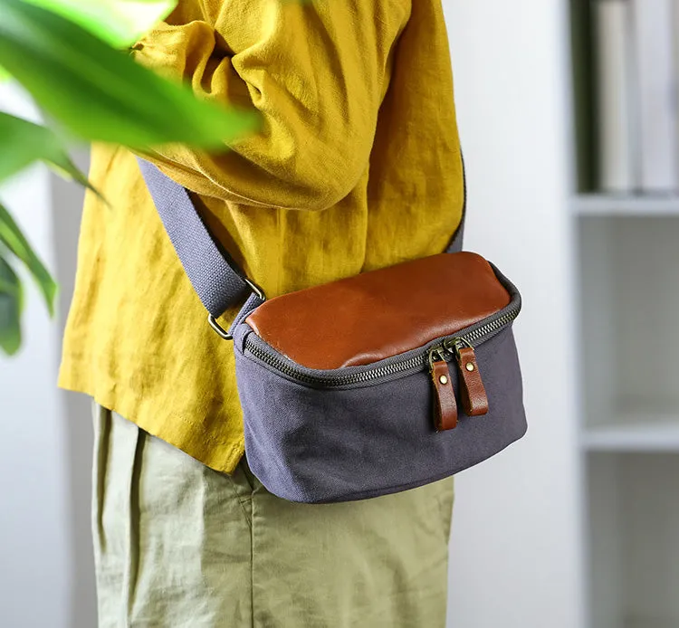 Chic Women's Canvas Crossbody Bag Cross Over Shoulder Purse