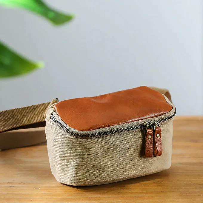 Chic Women's Canvas Crossbody Bag Cross Over Shoulder Purse