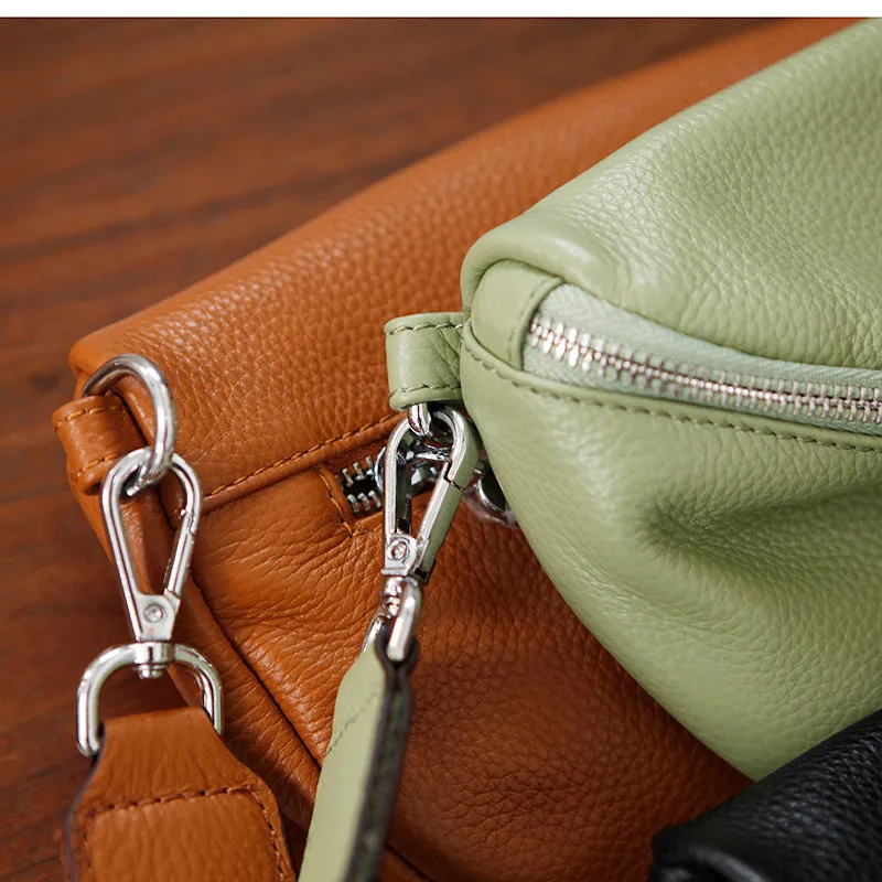 Chic Women's Crossbody Chest Bag Leather Sling Pack For Women