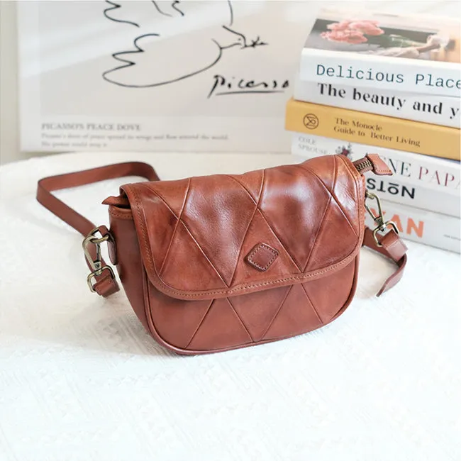 Chic Womens Leather Satchel Bag Leather Crossbody Purse