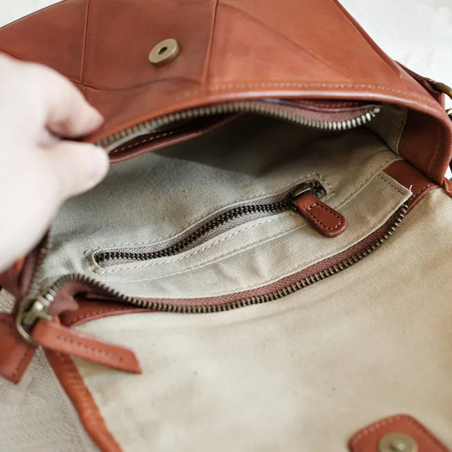 Chic Womens Leather Satchel Bag Leather Crossbody Purse
