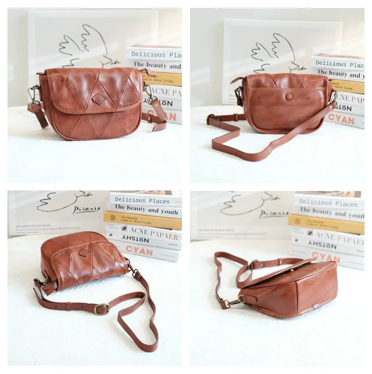 Chic Womens Leather Satchel Bag Leather Crossbody Purse