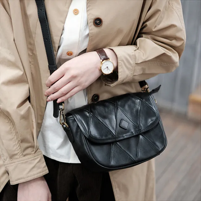 Chic Womens Leather Satchel Bag Leather Crossbody Purse
