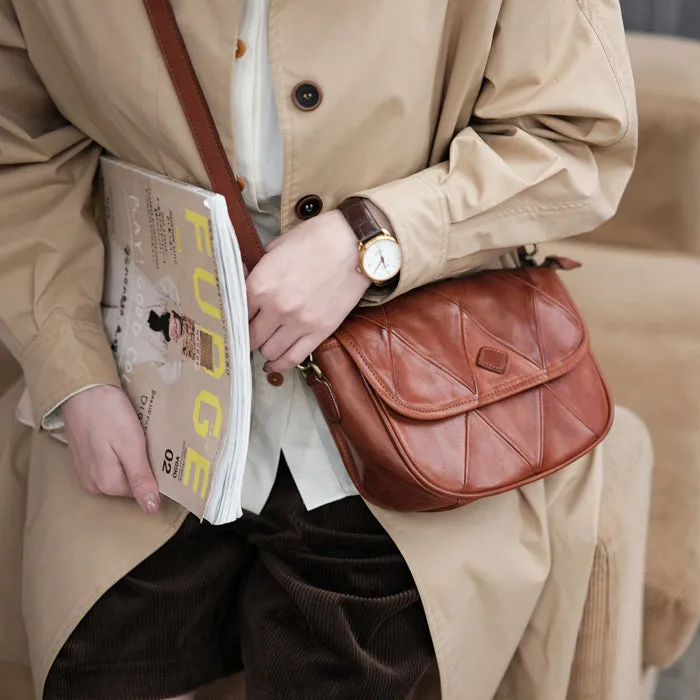 Chic Womens Leather Satchel Bag Leather Crossbody Purse