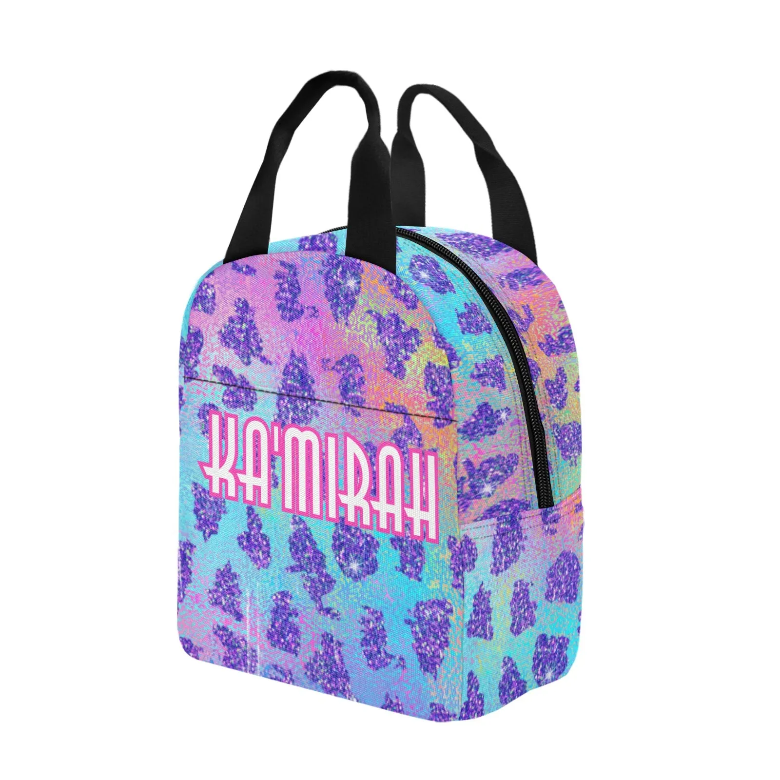 Colorful Animal Print Lunch Bag