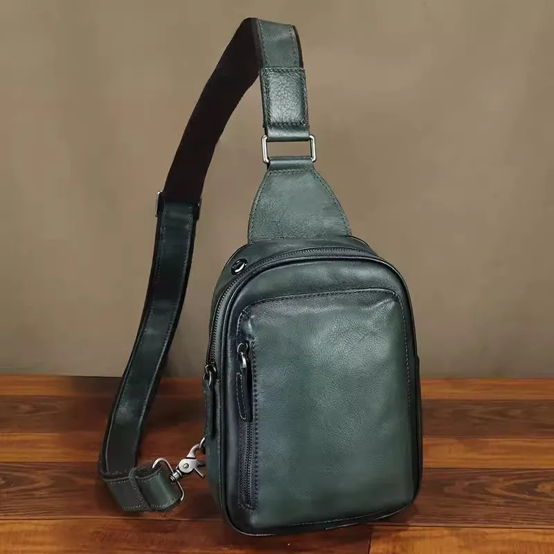 Cool Ladies Cross Chest Purse Leather Sling Bag For Women