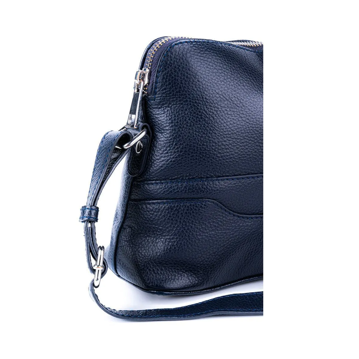Cotswold Collection Pebble Shoulder Bags Leather Blue Colour For Women