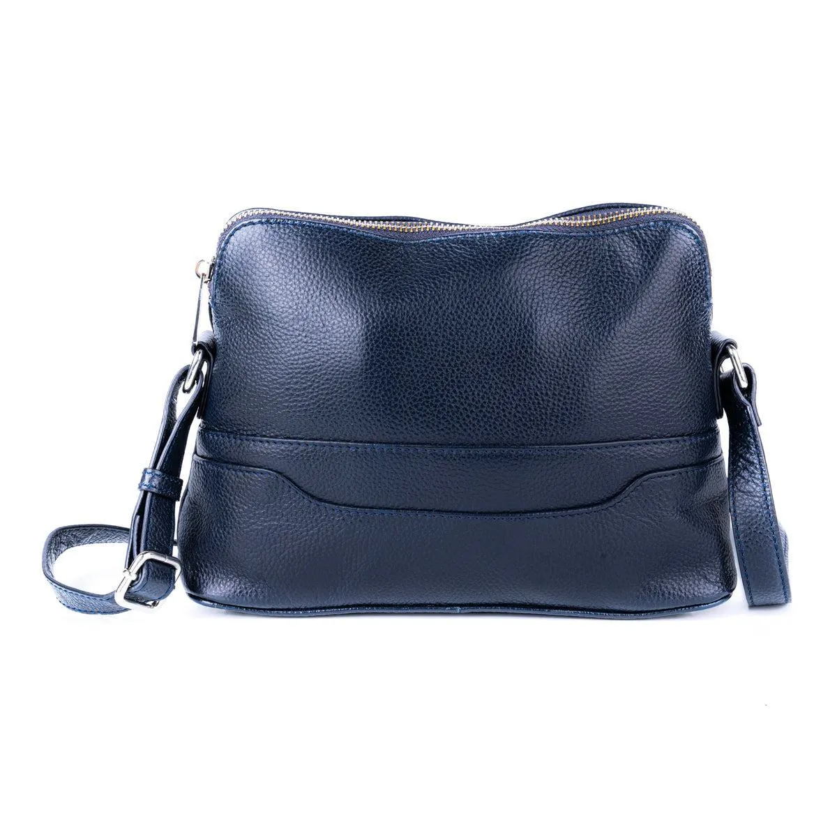 Cotswold Collection Pebble Shoulder Bags Leather Blue Colour For Women