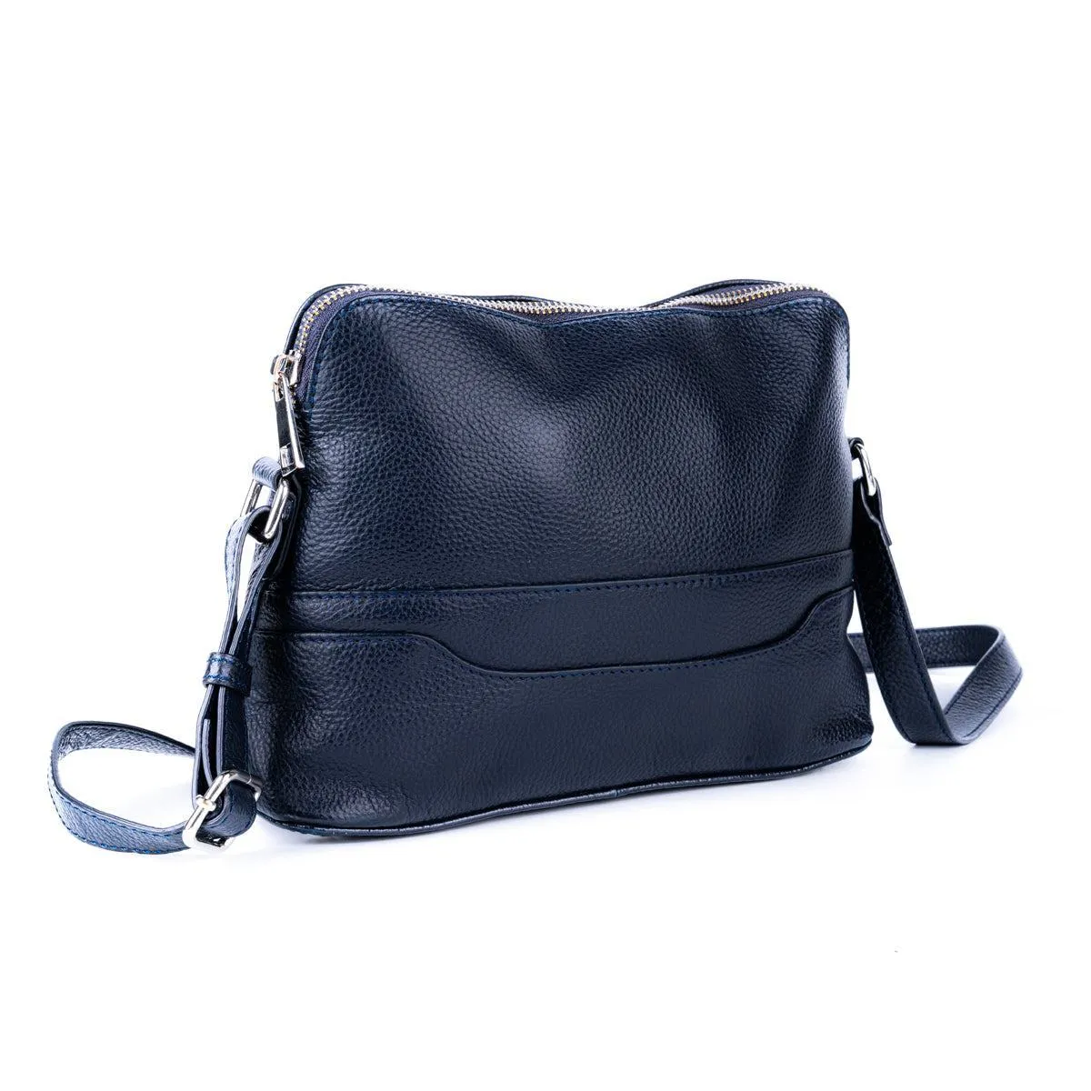 Cotswold Collection Pebble Shoulder Bags Leather Blue Colour For Women