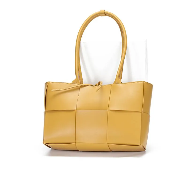 Cute Women's Genuine Leather Tote Bag Shoulder Handbags For Women