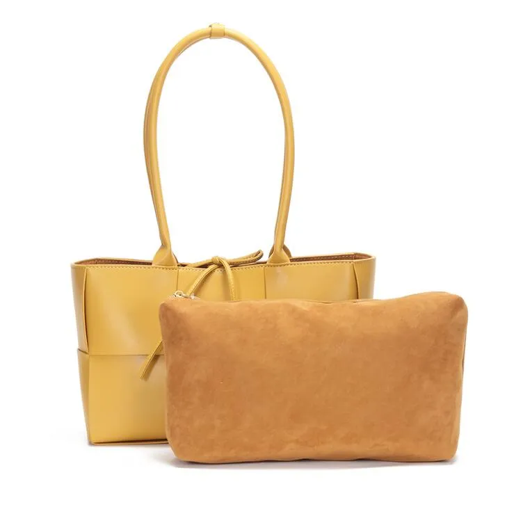 Cute Women's Genuine Leather Tote Bag Shoulder Handbags For Women