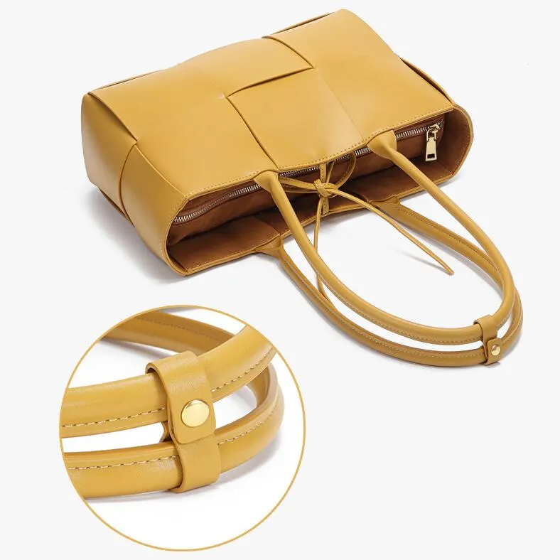 Cute Women's Genuine Leather Tote Bag Shoulder Handbags For Women