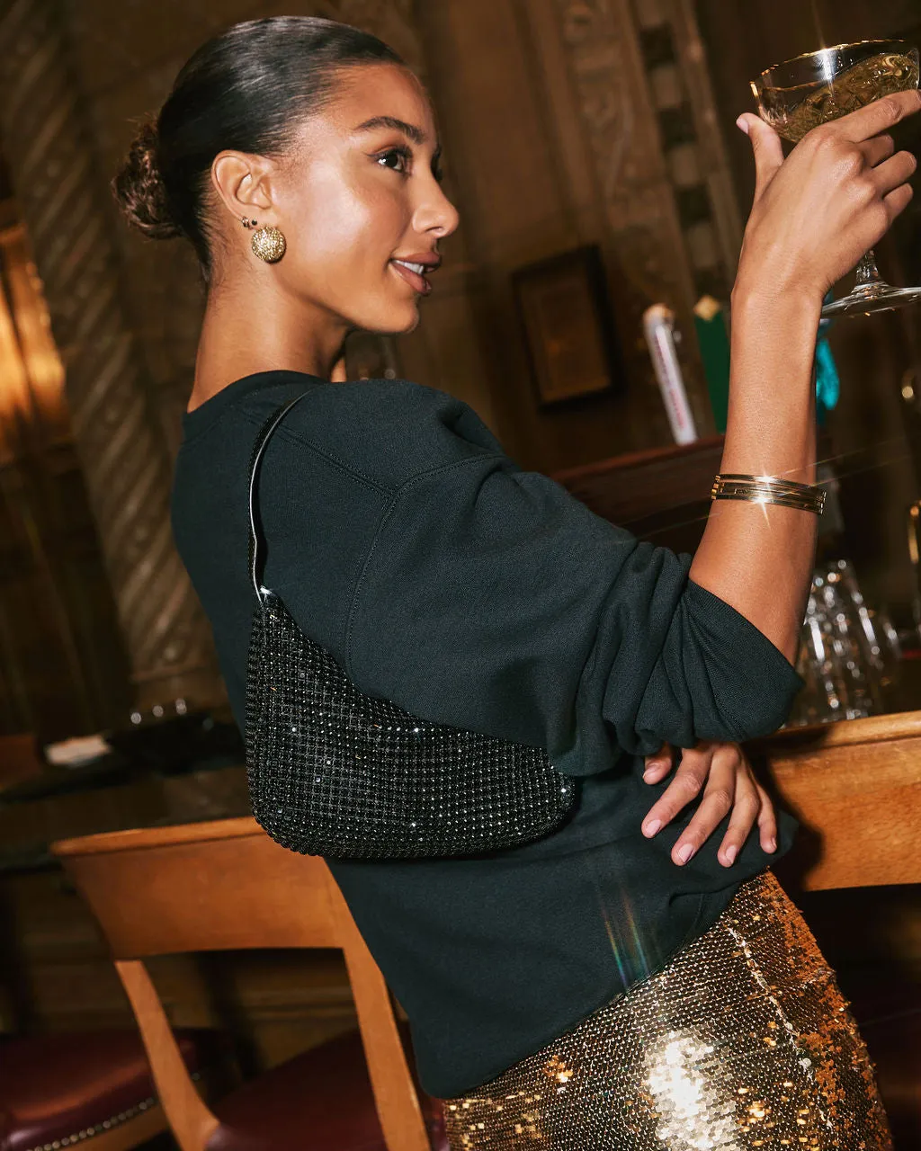 Emerson Diamante Shoulder Bag
