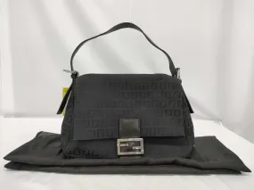 Fendi Zucchino  Leather Shoulder Bag ()