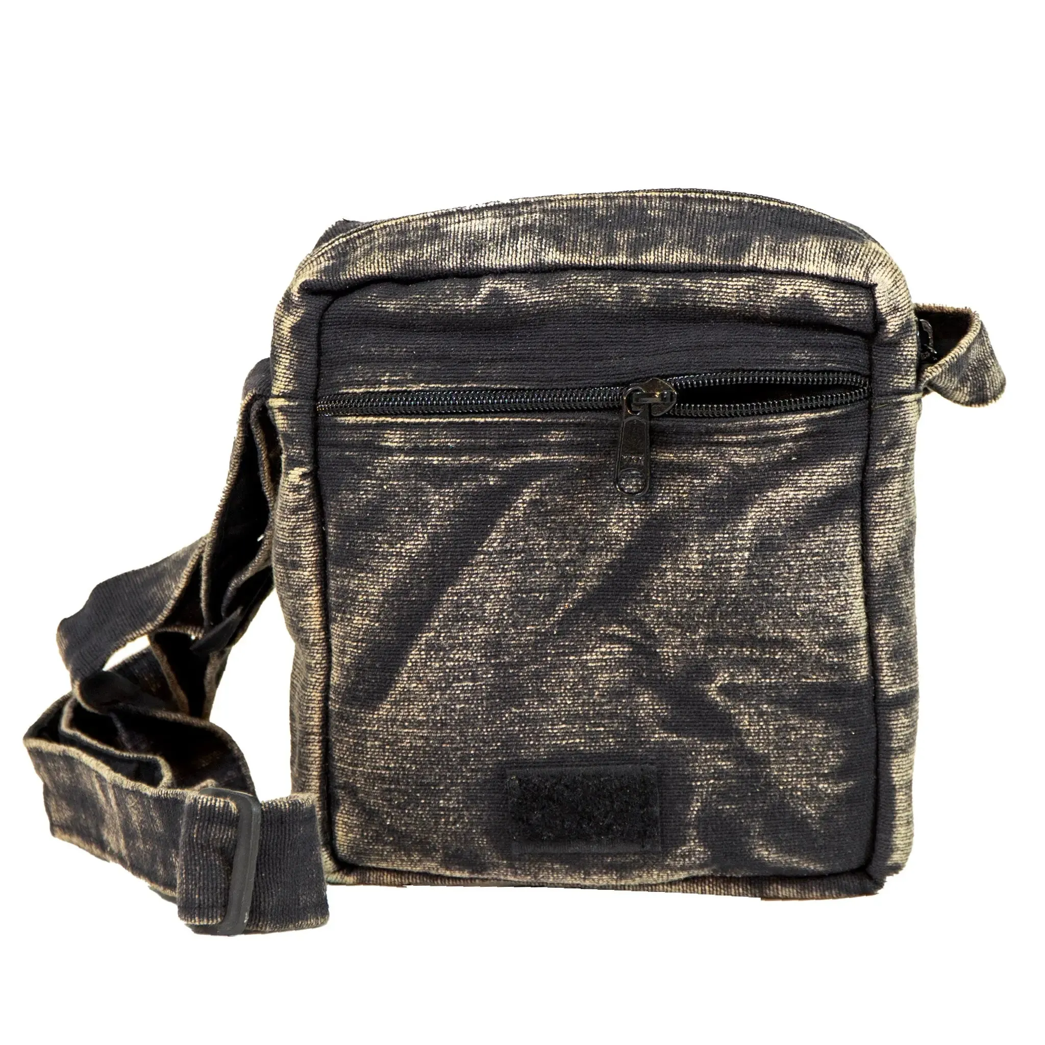 Floral Stonewash Crossbody Bag