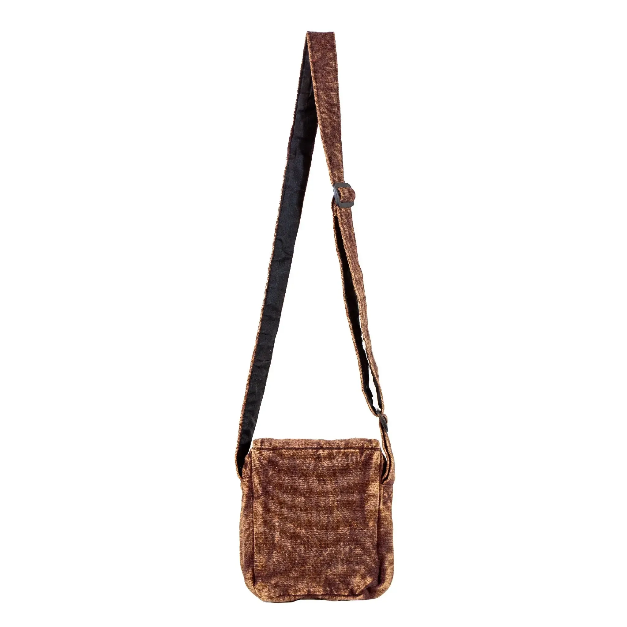 Floral Stonewash Crossbody Bag