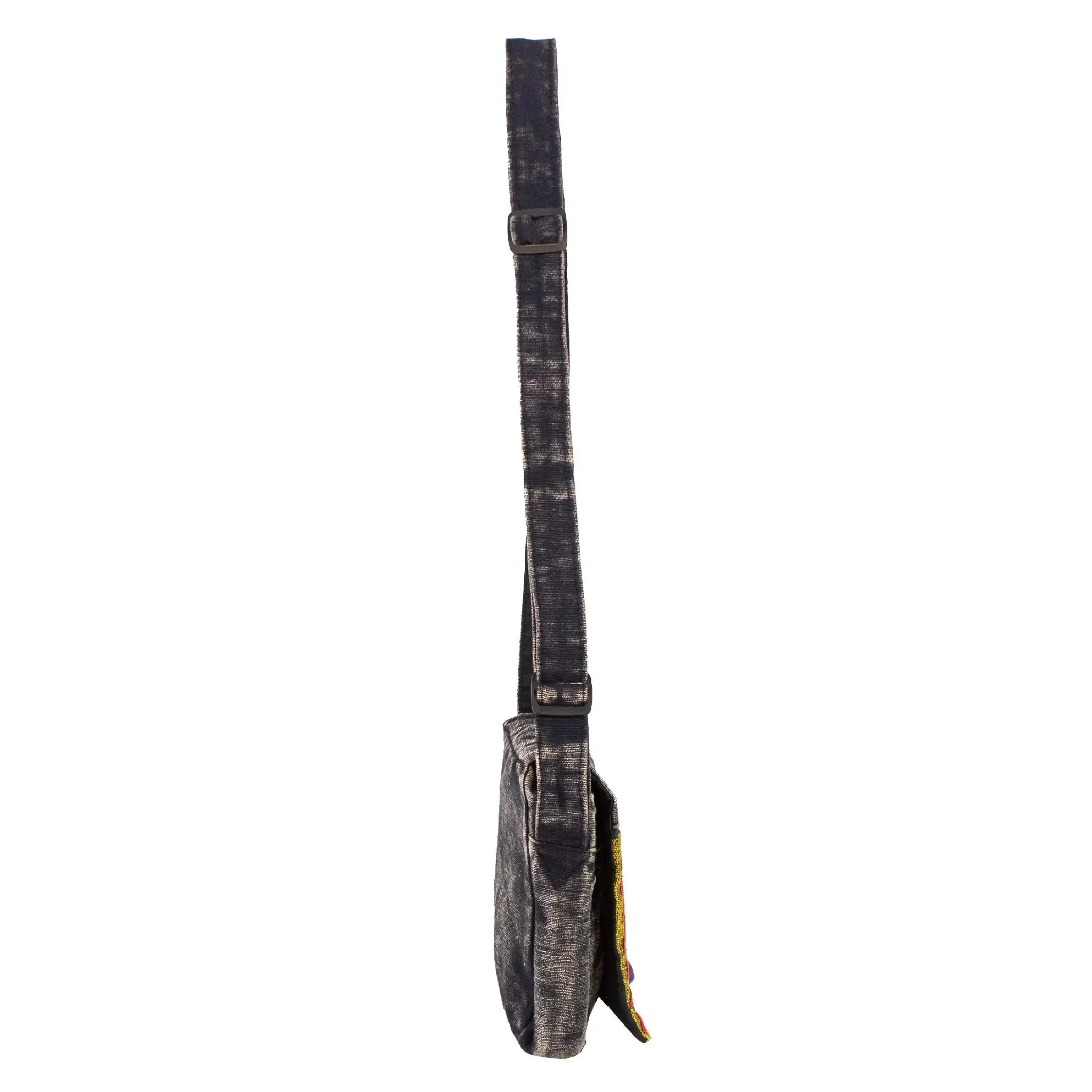 Floral Stonewash Crossbody Bag