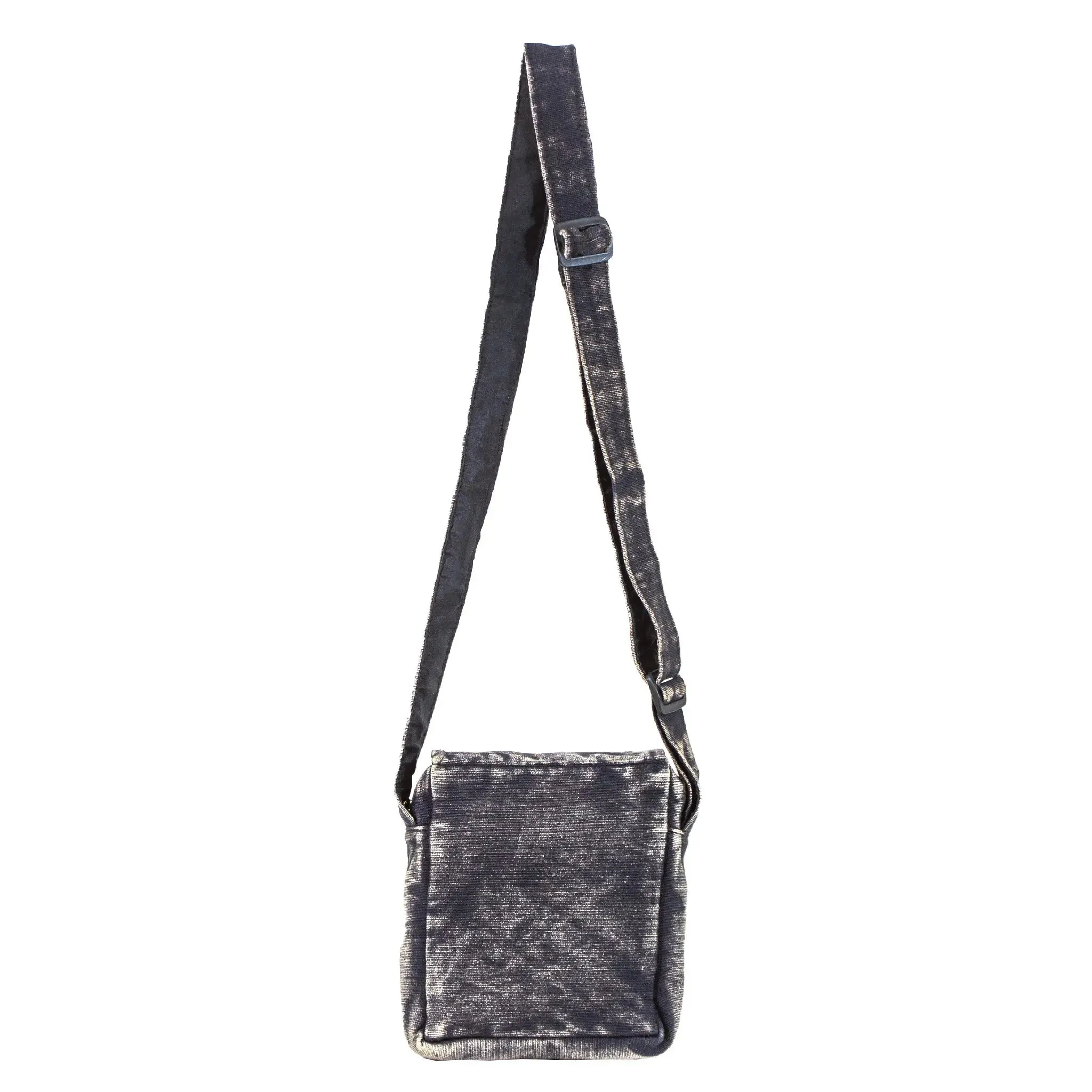 Floral Stonewash Crossbody Bag