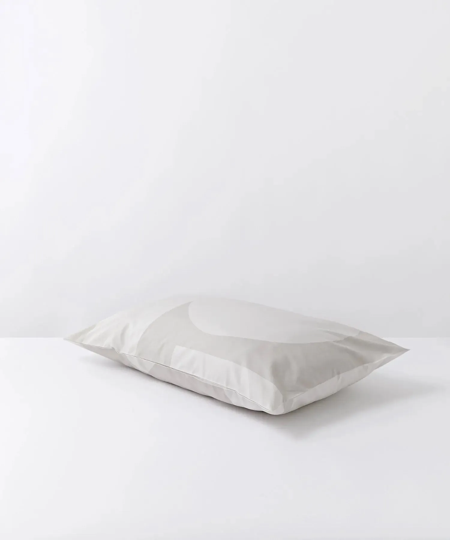 Grey Printed Tencel Cotton Pillowcase