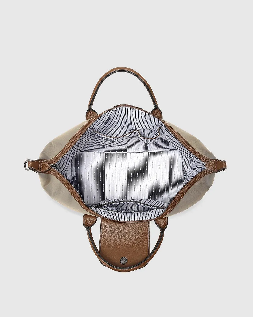 HAMILTON NYLON WEEKENDER BAG COFFEE