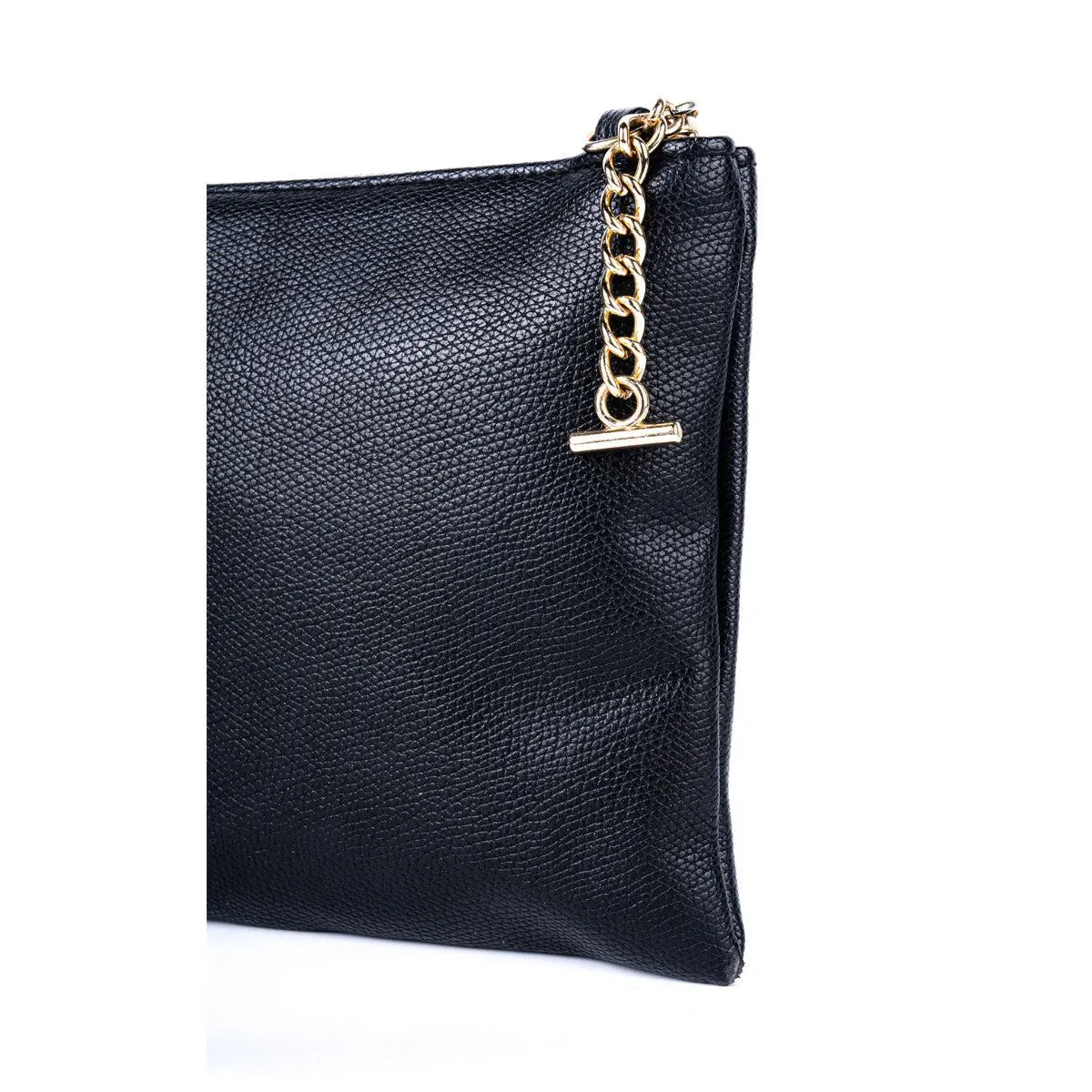H&M Pebble Shoulder Bags Leather Black Colour For Women