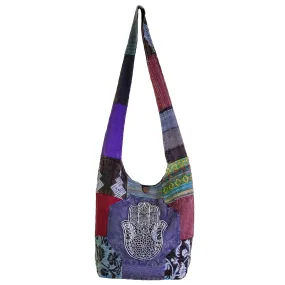 Hamsa Patchwork Shoulder Bag