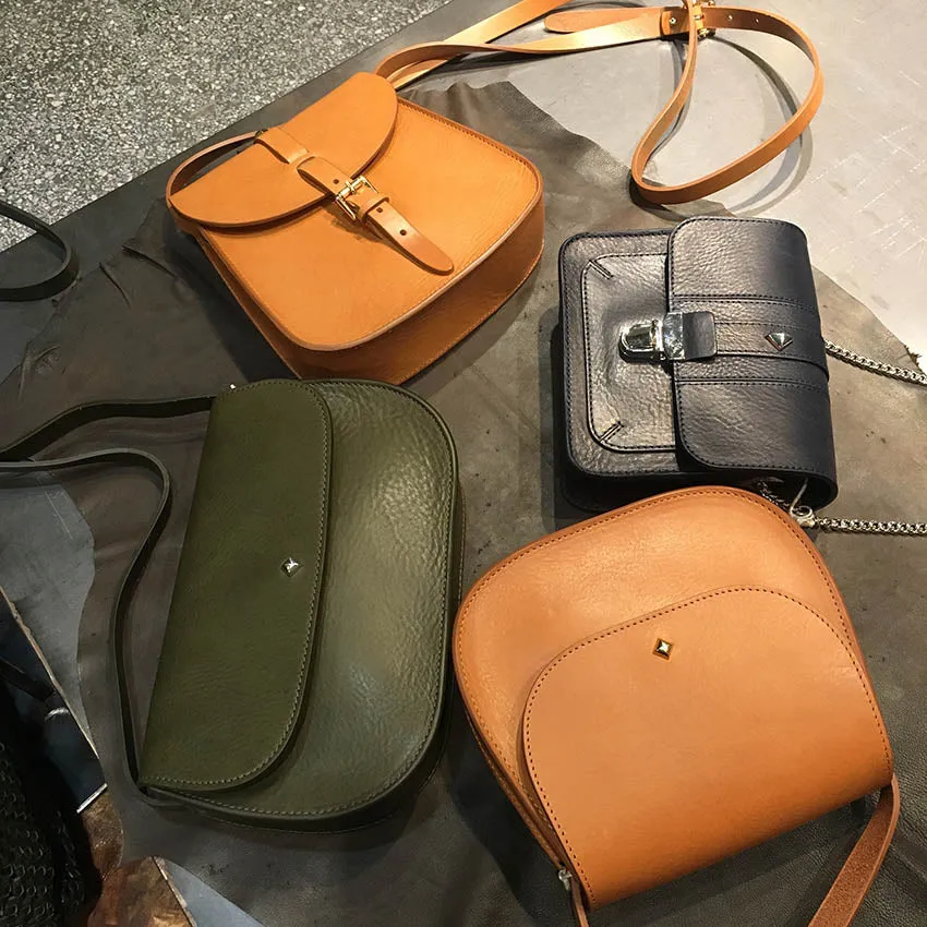Herbert/Dark Blue mini shoulder bag