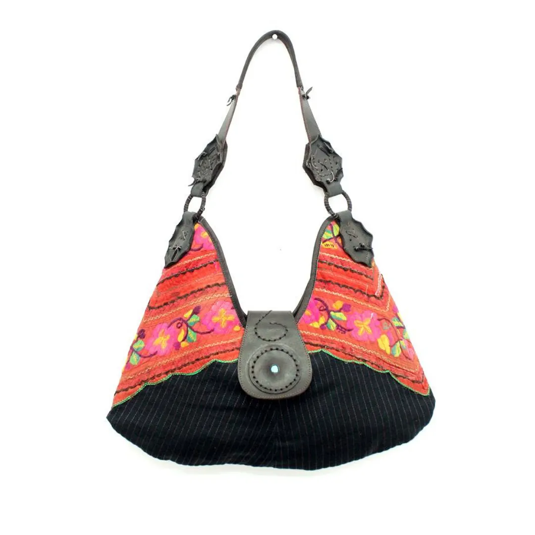 Hmong Jacket Sleeve Shoulder Bag - Thailand