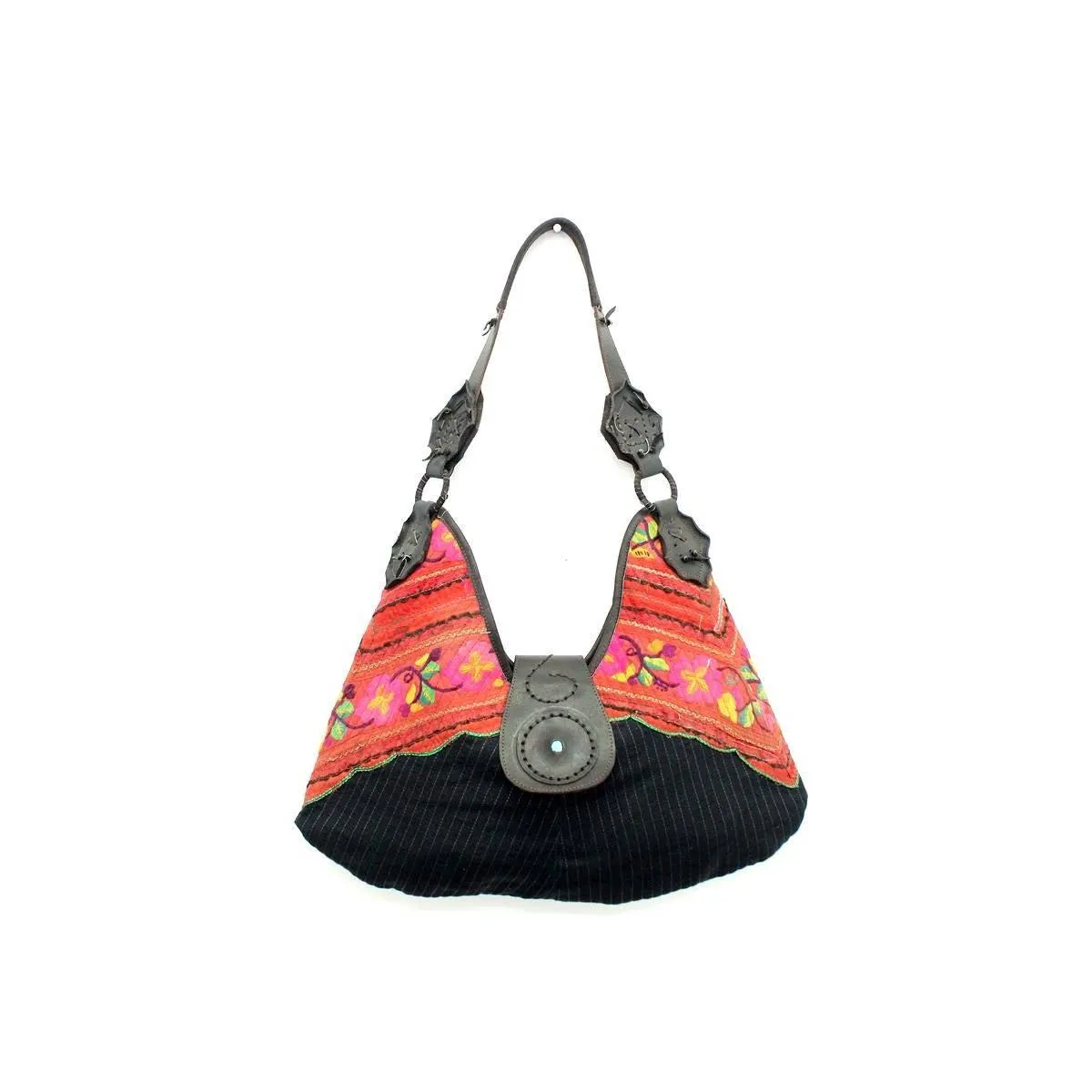 Hmong Jacket Sleeve Shoulder Bag - Thailand
