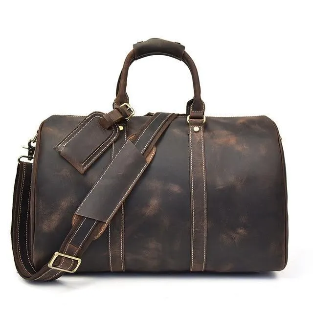 Jonathan Medium Cow Leather Duffel Bag