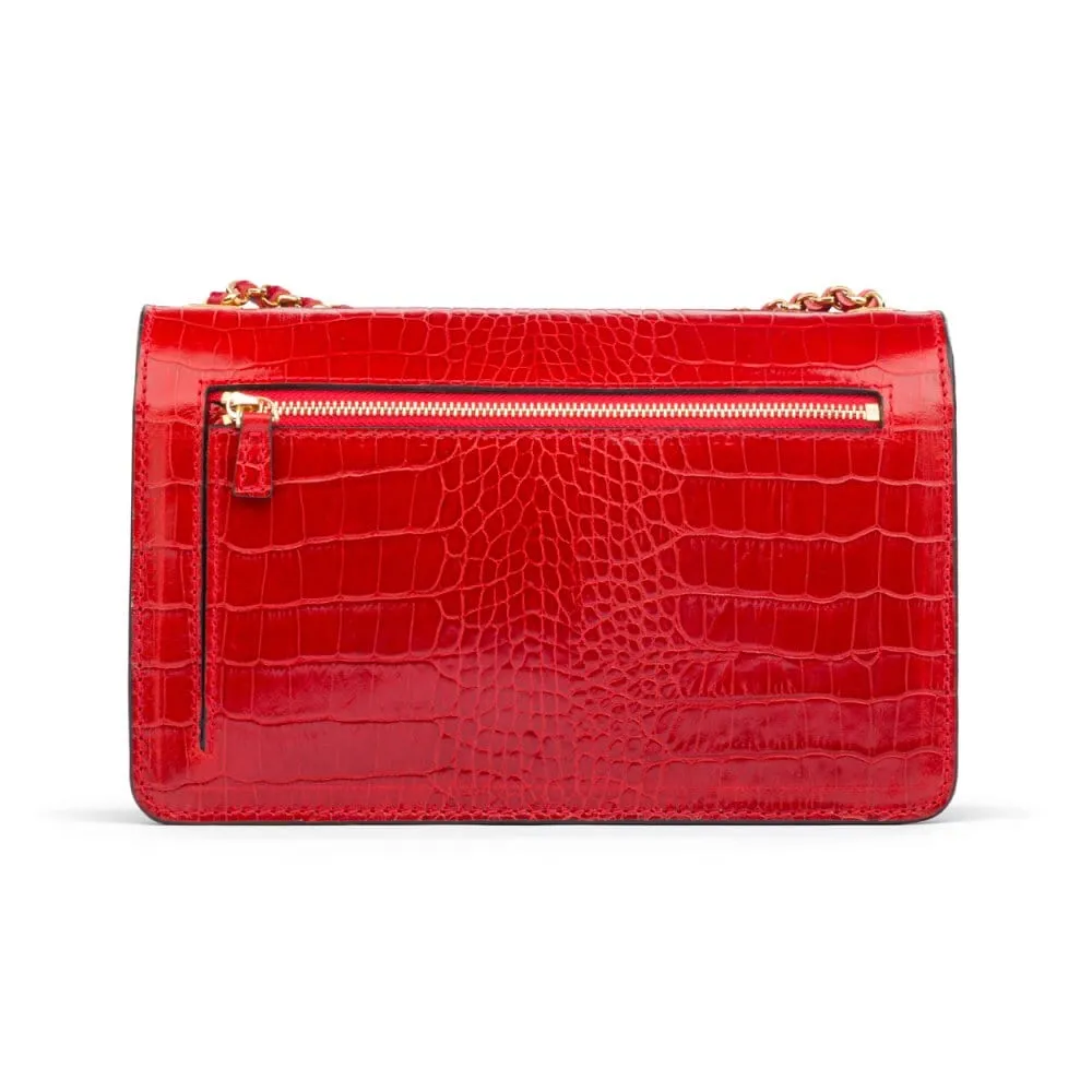Julia Bag - Red Croc