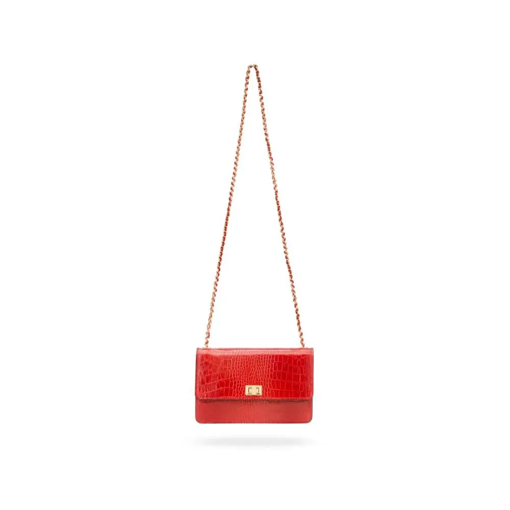 Julia Bag - Red Croc
