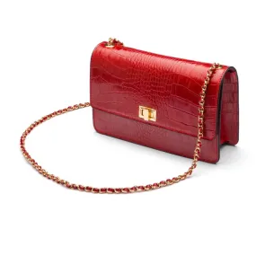 Julia Bag - Red Croc