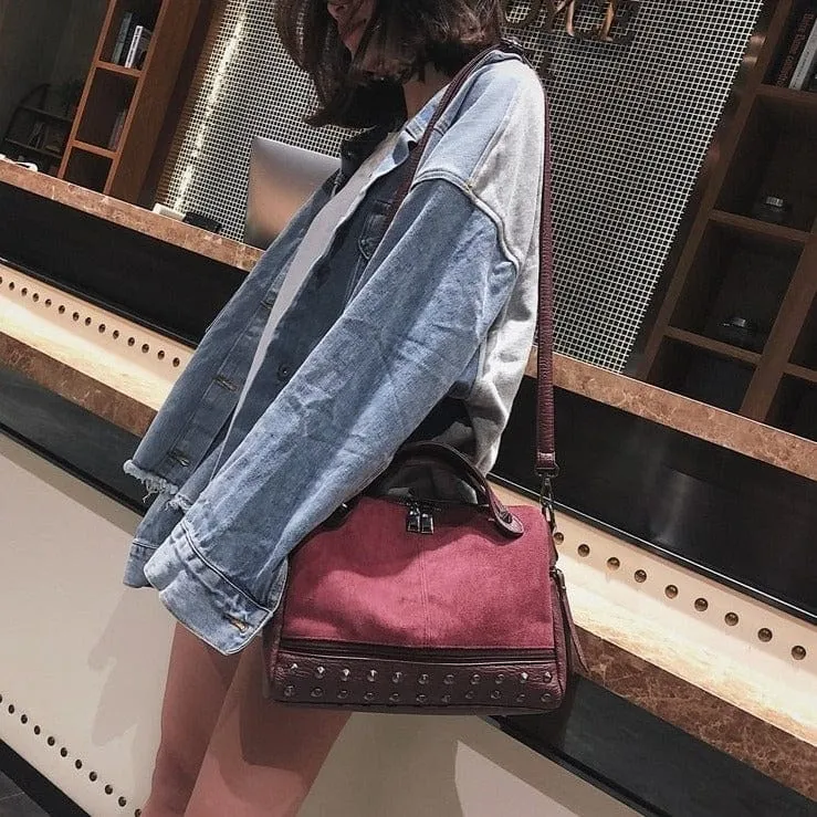 Large Capacity Rivet Tote Bag