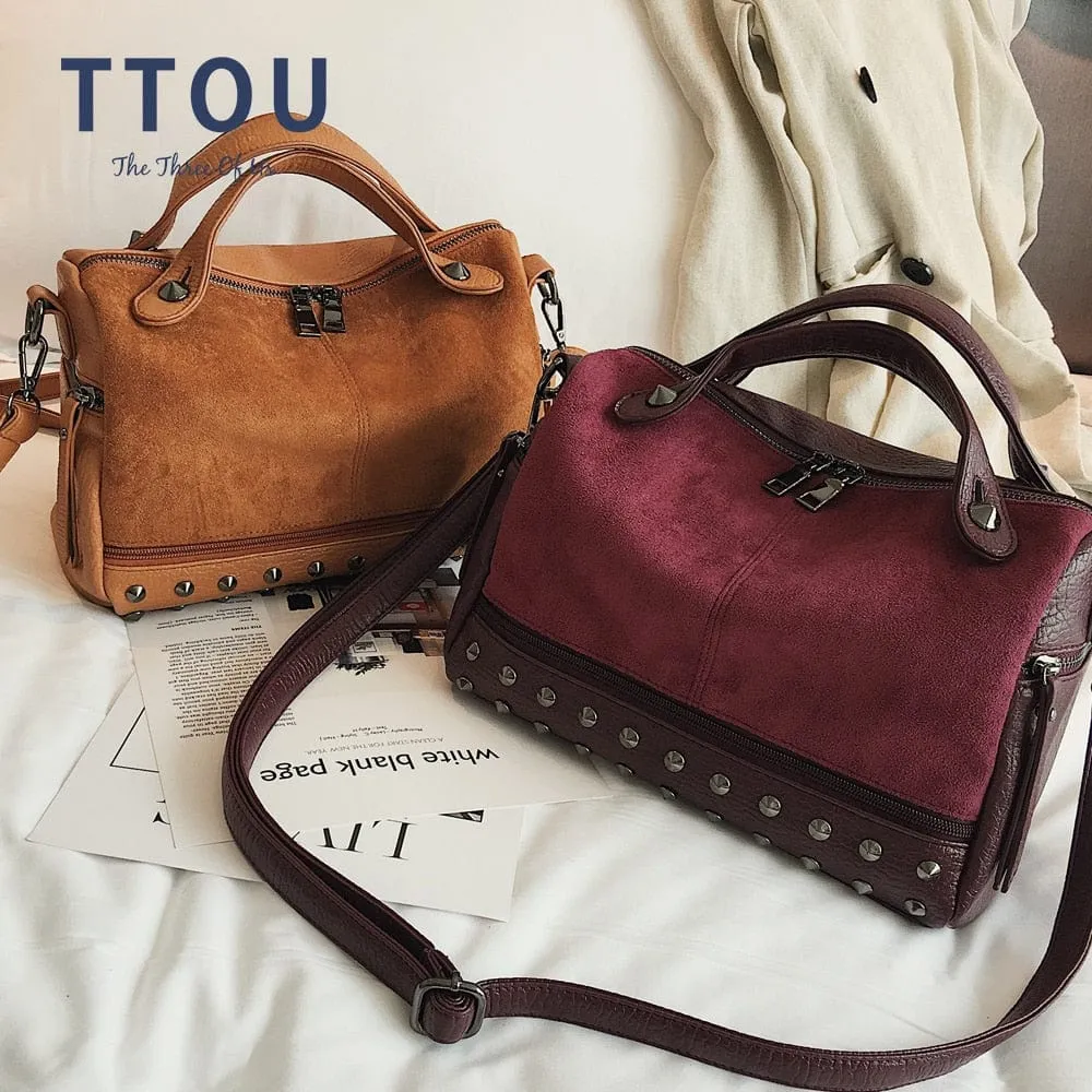 Large Capacity Rivet Tote Bag