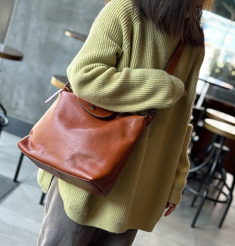 Medium Womens Leather Over The Shoulder Bag Genuine Leather Crossbody Purse