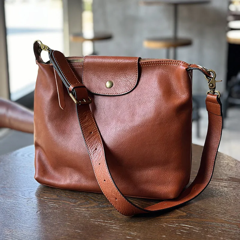 Medium Womens Leather Over The Shoulder Bag Genuine Leather Crossbody Purse