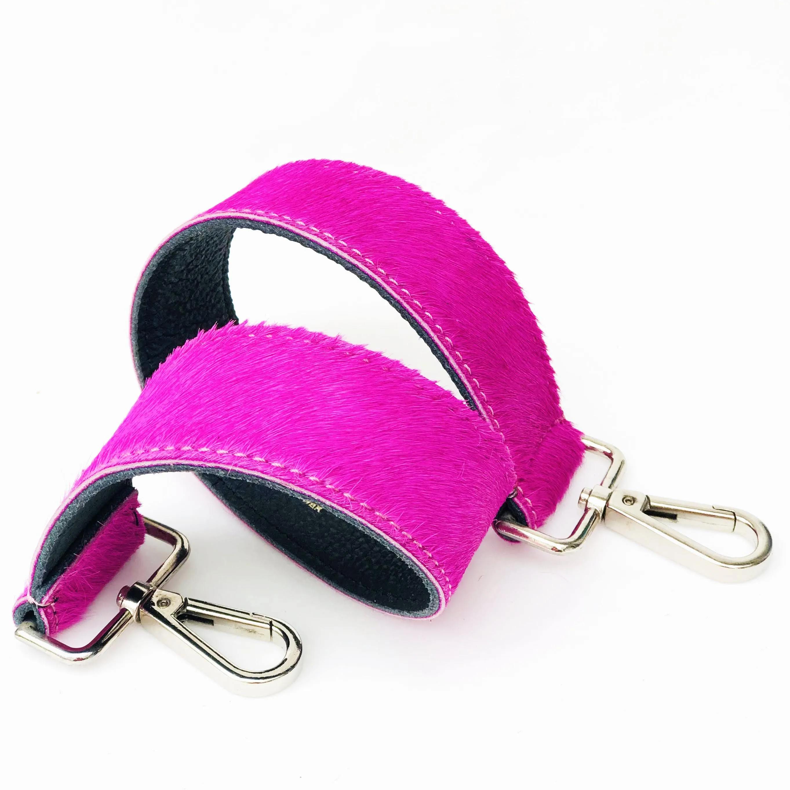 Neon Pink Hobo Shoulder Strap Pony Skin Replacement RS400