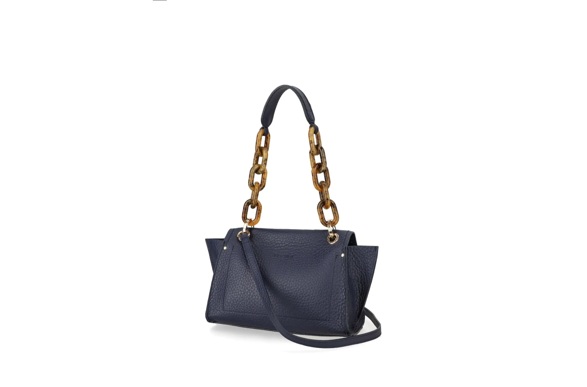 Plinio Visonà AMBRA Cream Leather Shoulder Bag