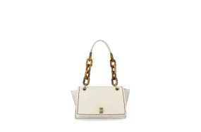 Plinio Visonà AMBRA Cream Leather Shoulder Bag