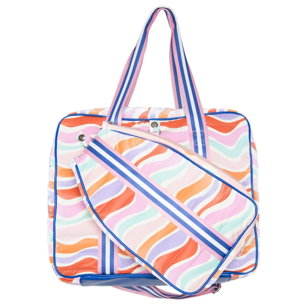 Retro Wave Colors Stylish Wholesale Pickleball Bag