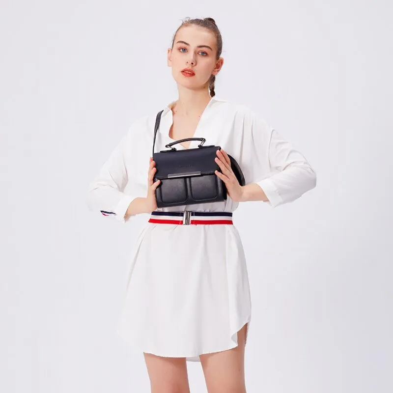 RILIBEGAN Split Leather Crossbody Handbag or Shoulder Bag