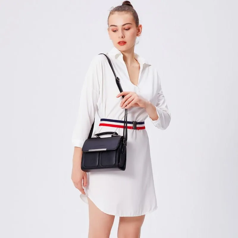 RILIBEGAN Split Leather Crossbody Handbag or Shoulder Bag