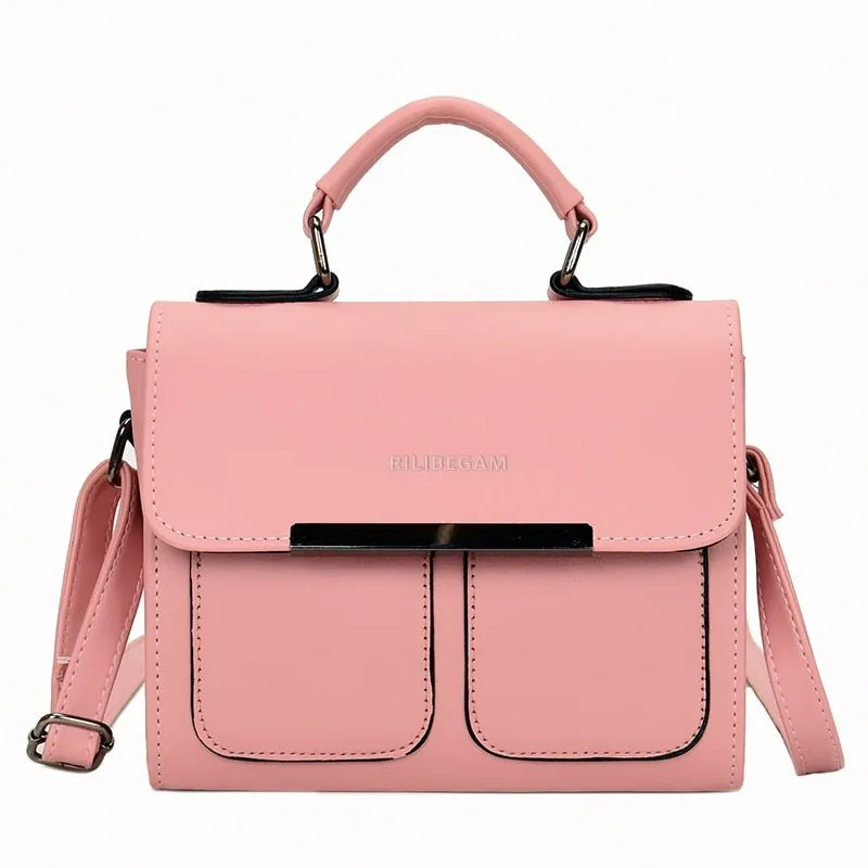 RILIBEGAN Split Leather Crossbody Handbag or Shoulder Bag